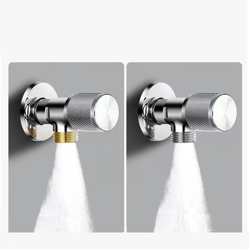 G1/2 Латунный угловой клапан Запорный клапан для воды Смеситель для ванной комнаты Запорный клапан Кухонная раковина Треугольный клапан Регулятор давления воды