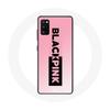 Case for Samsung Galaxy S20 Blackpink K-pop Group Logo Black Pink Pink Background
