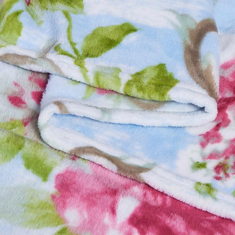 FUANNA Flower Fairy Flannel Throw Blanket