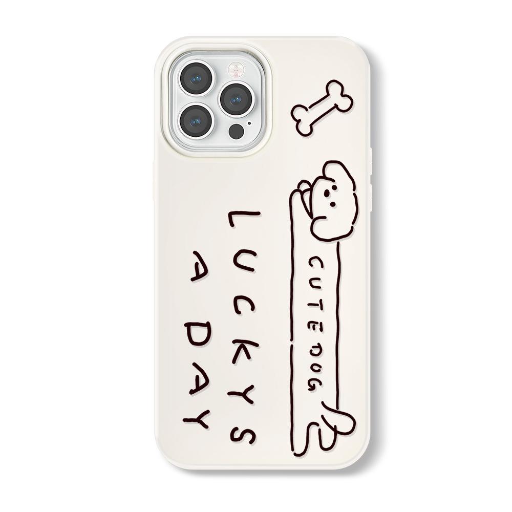 Чехол Zhitai Skin-Feel Jelly Cartoon для iPhone 11-15 Pro/Max