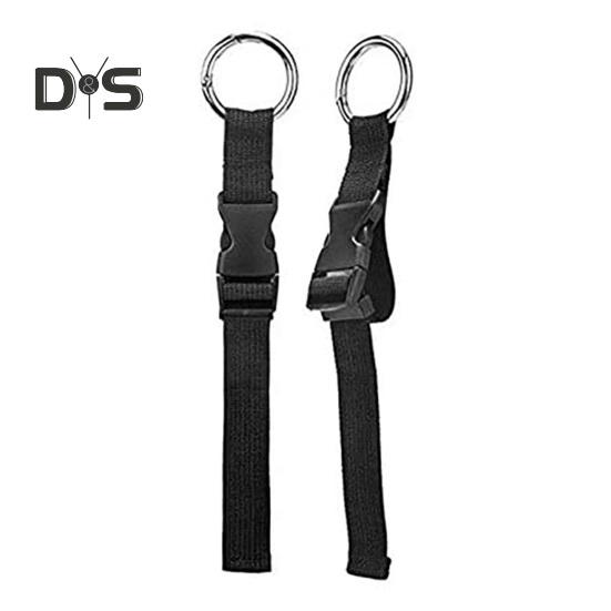 1/2 шт. багажный ремень, регулируемый держатель для куртки, прочный чемодан, соединительный ремень для багажа, дорожный ремень с пряжкой-кольцом и крючками для путешествий