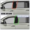 Car Left/Right Side Rear Door B Pillar Window Trim Molding Cover for Chevrolet Suburban GMC Yukon Cadillac Escalade 2015-2018