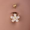 Stainless Steel Belly Button Rings Simple Body Piercing Jewelry Beach Navel Ring  For Women