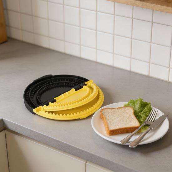 Sandwich Mold Food Grade Heat Resistant Plastic Sandwich Maker Sealer Press Tools DIY Breakfast
