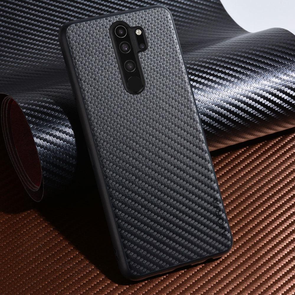 Чехол для телефона с текстурой углеродного волокна для Redmi Note 8 Pro, модный дизайн, мягкая задняя крышка, чехол Funda для Redmi Note 8T