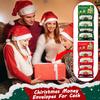 Christmas Cash Gift Envelopes 6 Slots Money Gift Card Holder for Cash DIY Holiday Surprise Money Envelope for Xmas Party Supplies