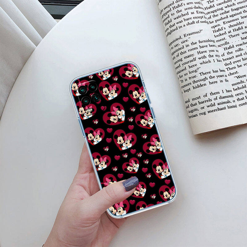RT57 Mickey Minnie Mouse Case for Motorola E22S E7 G6 G7 G8 G9 Plus Power Play G10 G20 G04 E30 E40 E22 E20 E13 E15 G22 G23 G05 G75 G35 G55