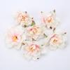 5Pcs Artificial Flowers 7.5cm Fake Flowers Heads for Home Room Dceor Garden Wedding Marriage Decoration Garland Gifts Accessory
