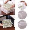Dumpling Frozen Refrigerator Box Case Storage Organizer Food Crisper Container