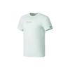 Li Ning Running Series Solid Color Quick-Dry Breathable Sports Training Short Sleeve T-Shirt Men Tops Light-Blue ATSS061-2