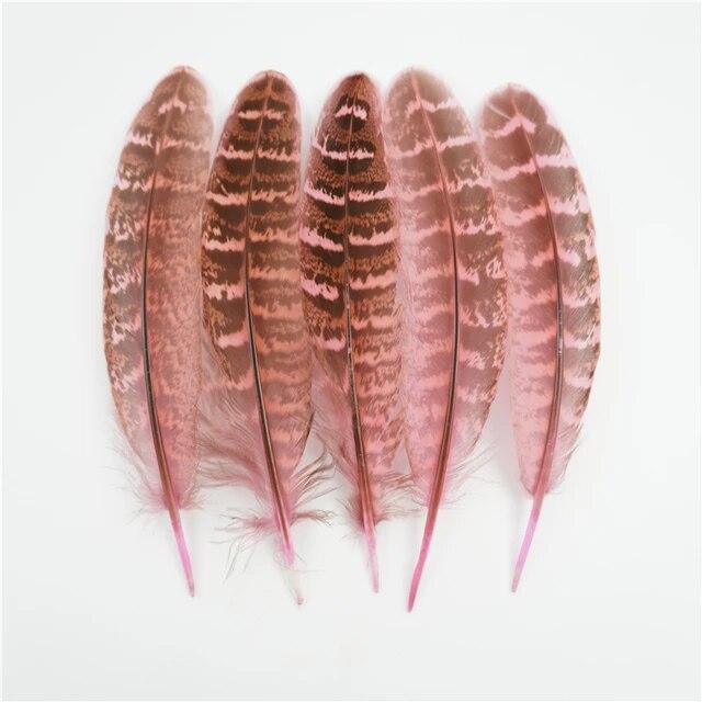 10-15cm Female Pheasant Feathers Jewelry Creation Colored Handicraft Accessories Natural Plumas DIY Holiday Decorations