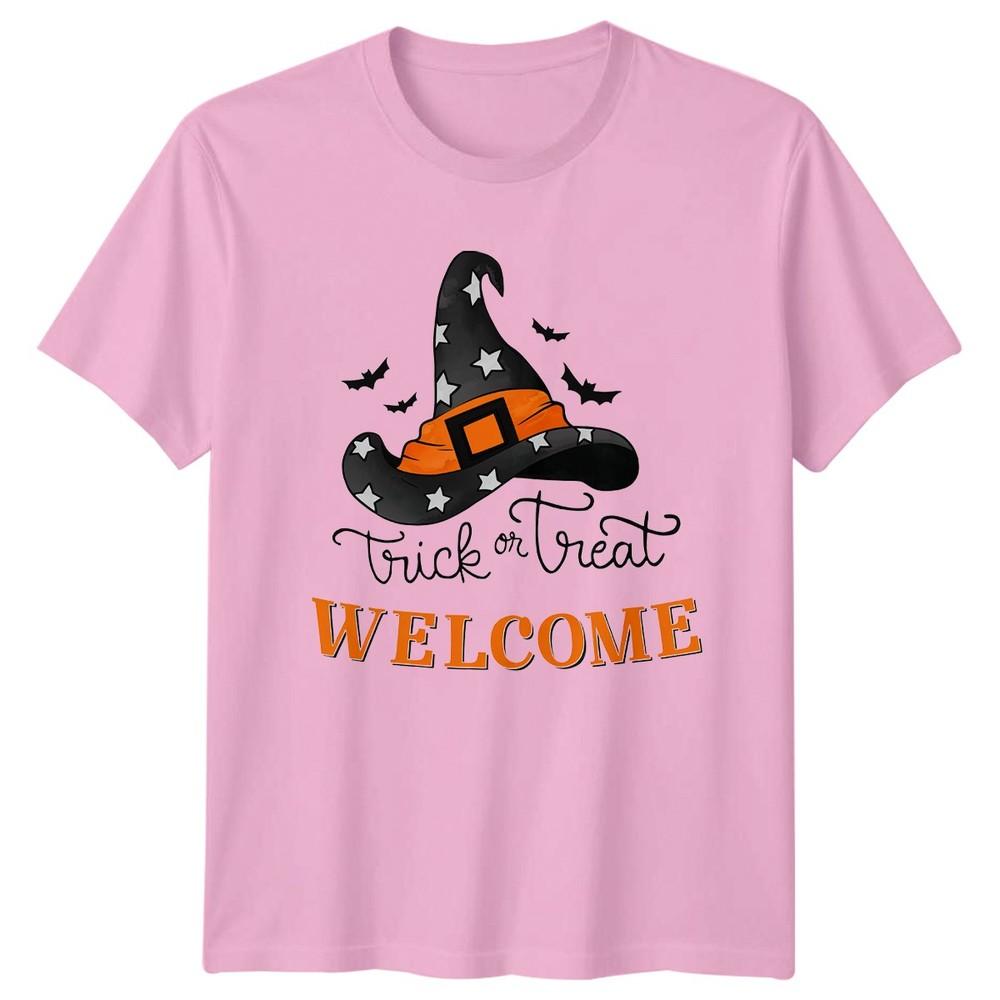 Trick Or Treat Welcome TShirt Witch Costume Halloween Gift For Him And