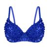 Sparkle Belly Dance Bustier Bra Padded Stage Performance Top Charming Show Costumes  Festivals