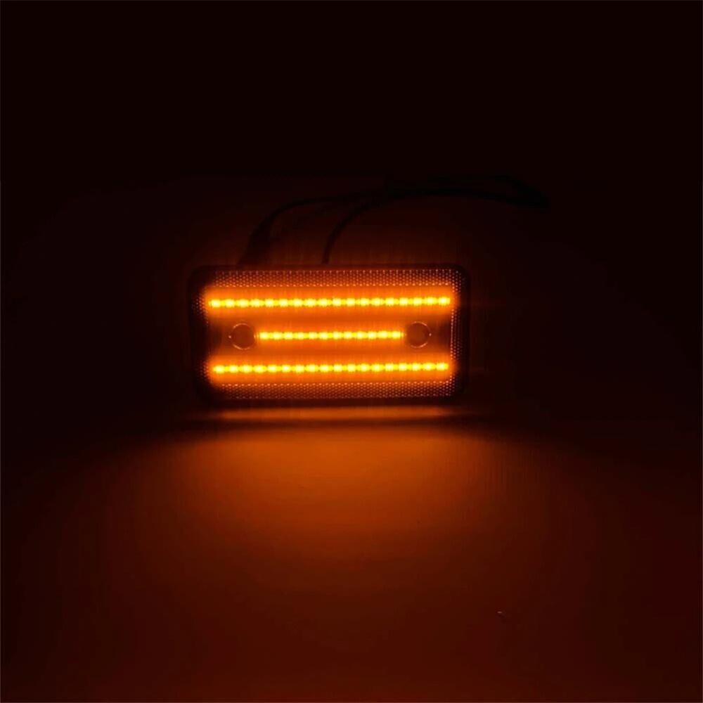 4x Car LED Side Marker Lights For Mercedes-Benz W463 G500 G550 G-Class 2002-2014