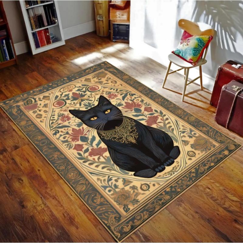 Фиолетовый Коврик Солнце и Луна Астрологический Коврик для Прихожей с Космическими Планетами, Звездами и Бохо Стилем для Входов или Комнат Напольные Коврики