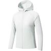 Anta Champion All-Weather Series Sports Casual Minimalist Solid Color Hooded Jacket Women Jackets Mint-Green 162520618-2
