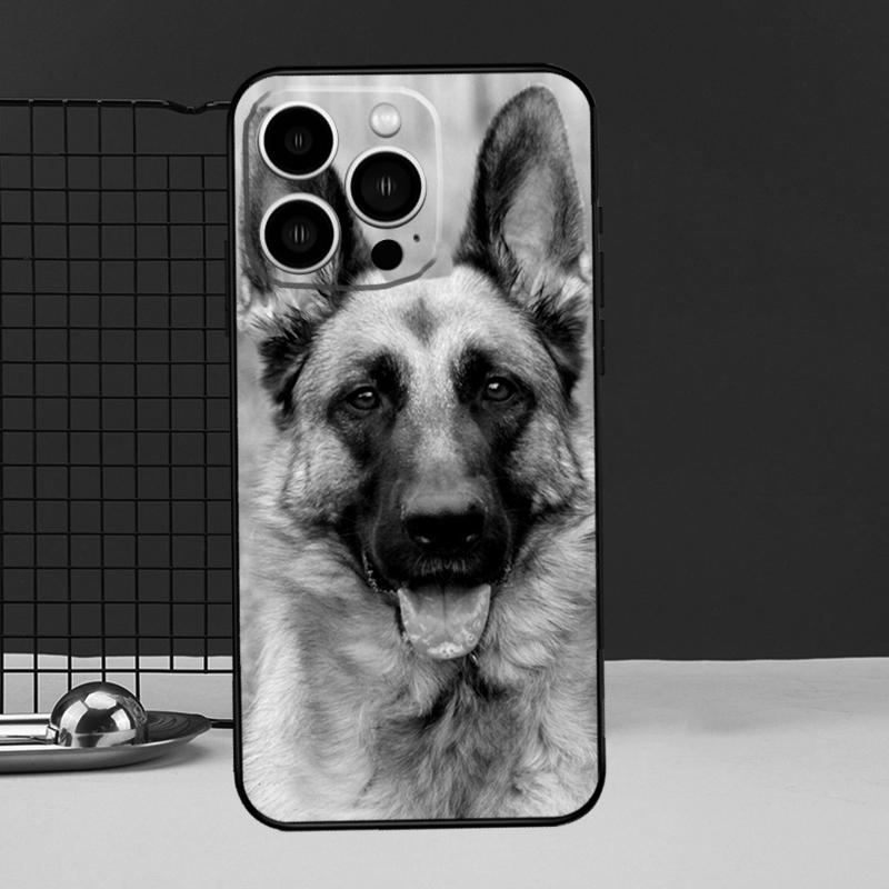 German Shepherd Dog Case For iPhone 13 12 11 14 Pro Max XS Max XR X 6S 7 8 Plus SE 2020 Back Cover Phone Case
