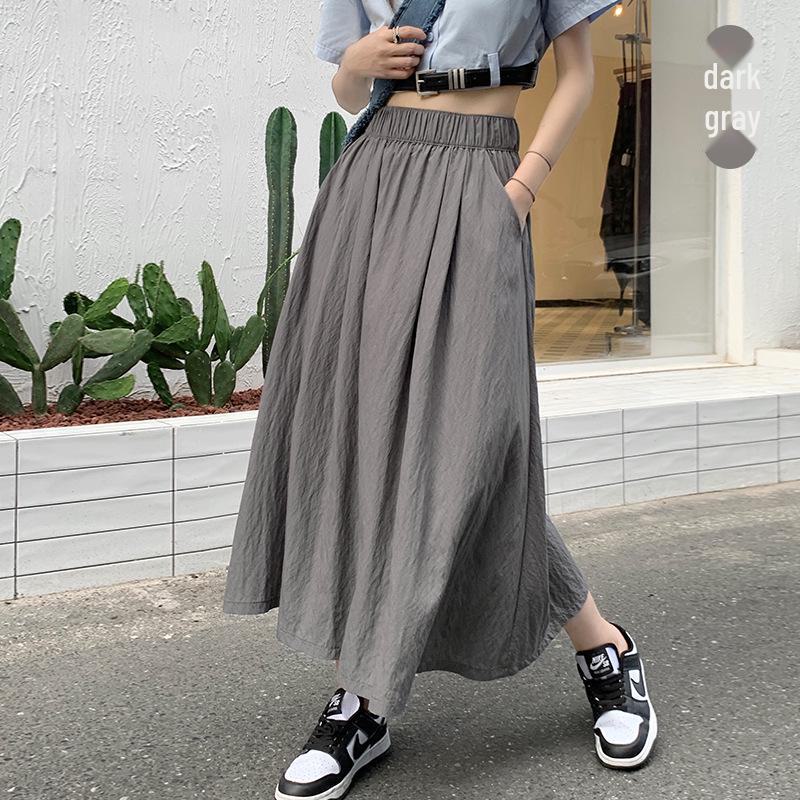 Женская юбка А-силуэта в стиле ретро выше колена - французский стиль, лето 2024 г.