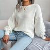 Women's Autumn and Winter Casual Lantern Long Sleeve Knitted Sweater