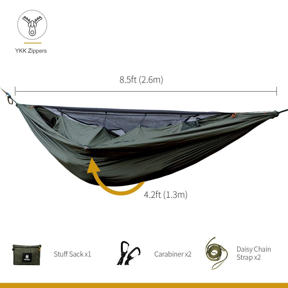 OneTigris KOMPOUND 4 Season Hanging Mosquito Net Windproof with Insulation Cold Easy To Lightweight Hammock, Type, Included, Shield, Protection,