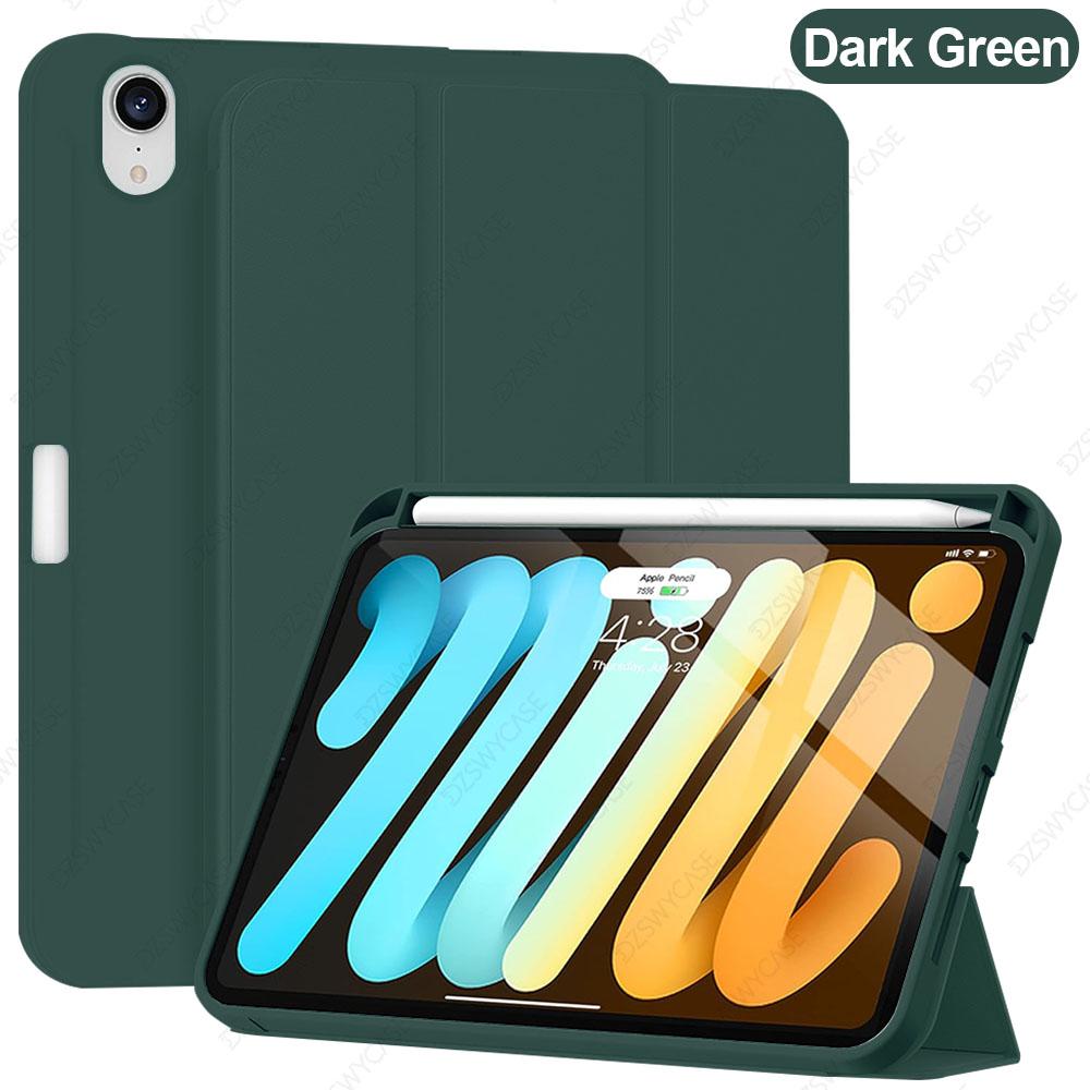 Чехол для iPad Mini 7 A17 Pro, чехол для iPad Mini 6 с держателем для карандаша, обложка для iPad Mini 7-го/6-го поколения 8,3 дюйма