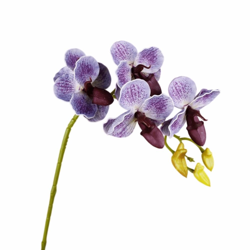 67cm 26.38in Artificial Butterfly Orchid Branch Plastic Fake Flowers Outdoor Garden Decor