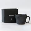 Кружка Wired Beans Kasama Ware Shinogi Black для спутника на всю жизнь, 240 мл, Матовая,