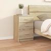 VidaXL Bedside Table Sonoma Oak 40x40x63 Cm Engineered Wood808642