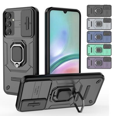 Чехол Armor для Samsung Galaxy A15 5G A25 A35 A55 A14 A34 A54 M15 M35 M55 защитный чехол кольцо магнитный держатель чехол Fundas Capa