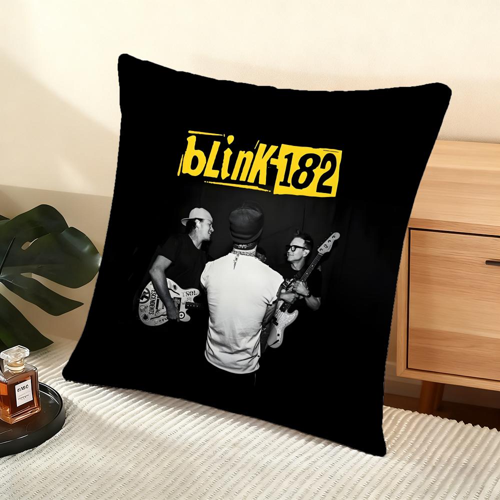 B-Blink 182 Чехол-подушка Мягкий коротковорсовый чехол для подушки Гладкая уютная текстура Эстетичный чехол для подушки Домашний декор