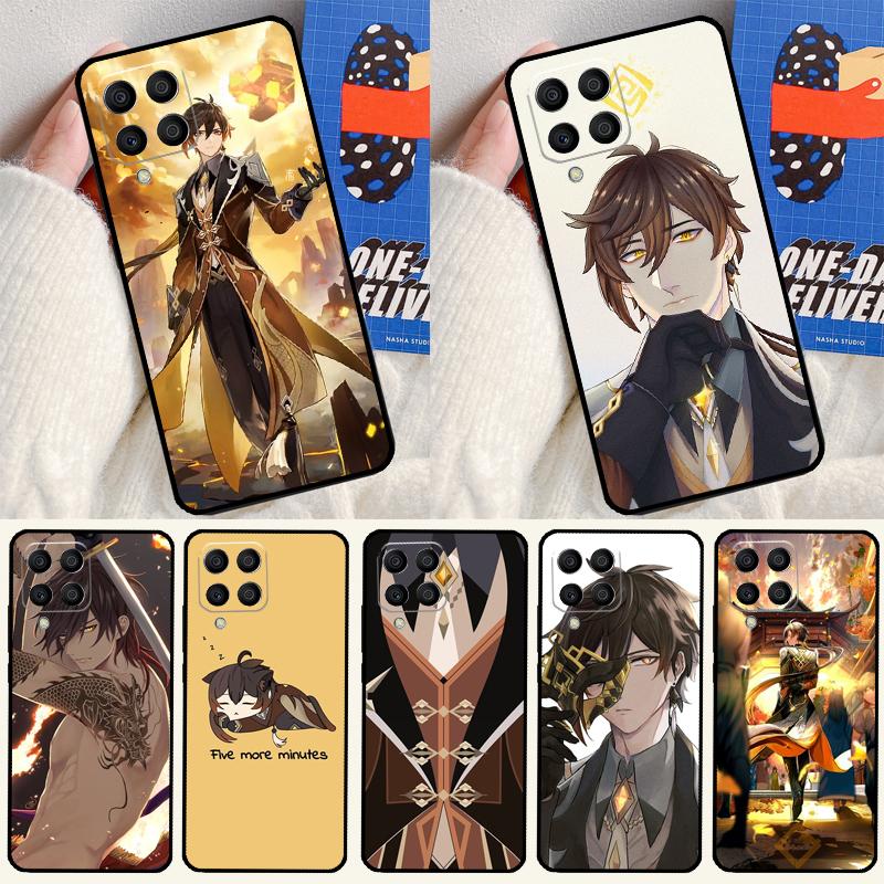 Zhongli Genshin Impact For Samsung Galaxy M12 M13 M33 M23 M53 M15 M55 M31 M51 M14 M34 M54 M20 M32 M52 Phone Case