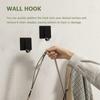 6pcs/set Wall Mounted Self Adhesive Hooks Waterproof Wall Hook Durable Key Holder  Wall Door