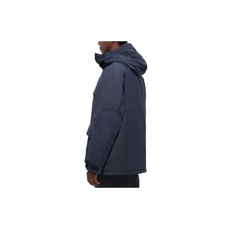 Uniqlo X White Mountaineering High-Performance Composite Zipper Streetwear Loose-Fit Hooded Down Jacket Men outerwear Navy 442563-69