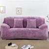 Thicken Plush Elastic Sofa Covers for Living Room Sectional Corner Furniture Slipcover Couch Cover 1/2/3/4 Seater Solid Color