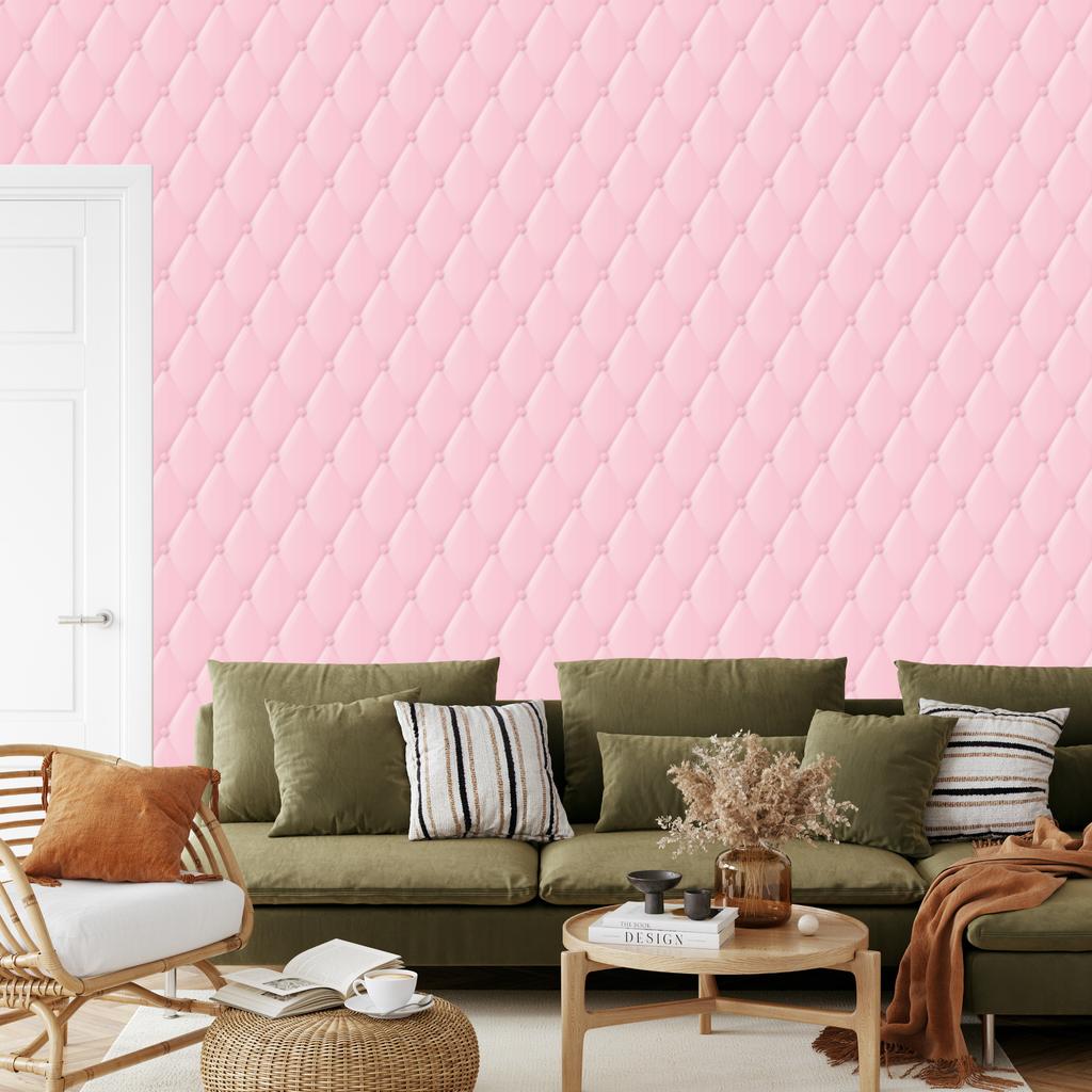 Quilted pattern wallpaper for living room and bedroom 50x1000