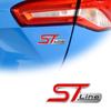 ST LINE Grille Emblem For FOCUS 2 3 MK7 MK8 MK5 MK6 Mondeo Fiesta Kuga MK3 Fusion Cover Decoration Rear Trunk Metal Stickers