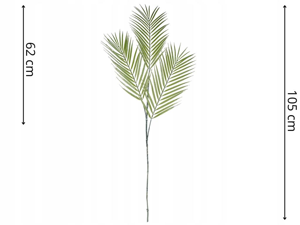 Artificial Silicone Palm Tree Branches Palm Leaves 105 Dense Branches