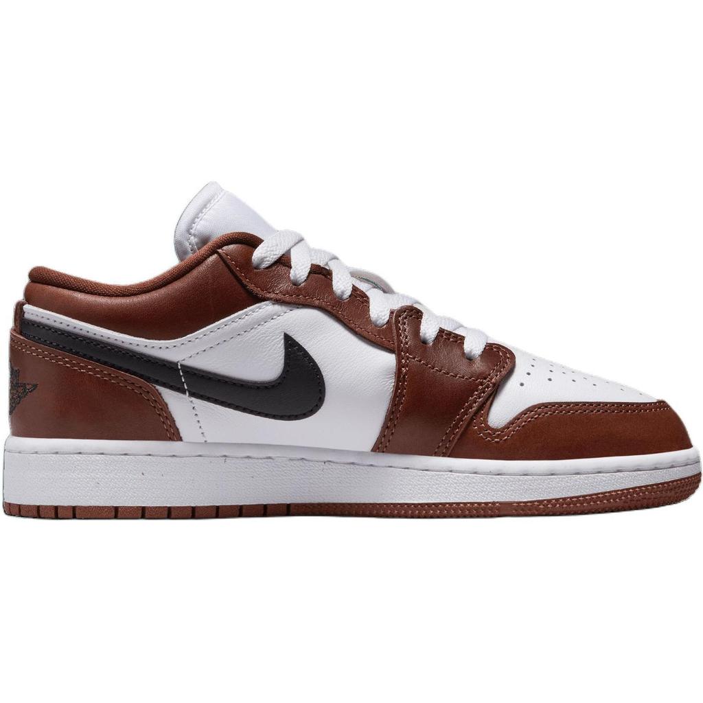 Кроссовки Air Jordan 1 Low GS Dark Pony Kids красные белые черные HF3188-102