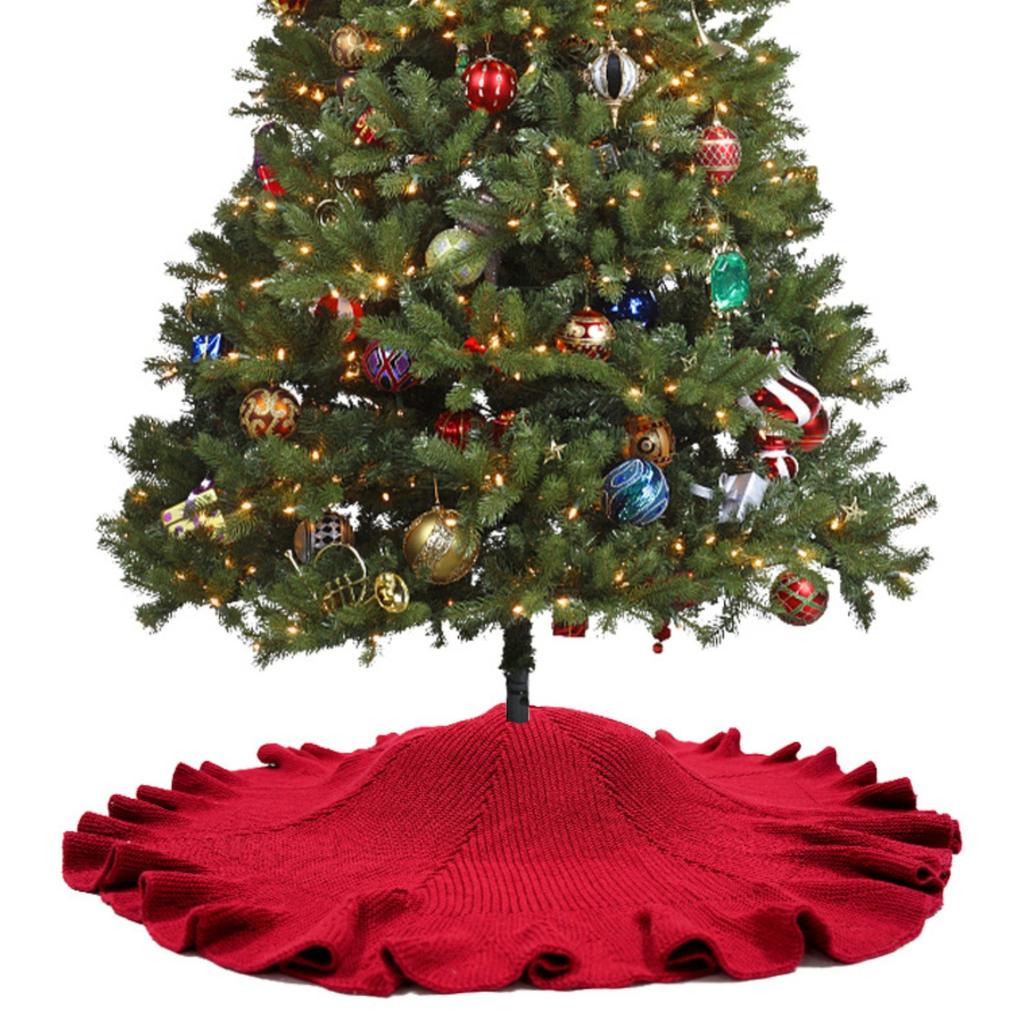 Snowflake Christmas Tree Skirt Decoration Christmas Decoration New Year Party Supplies Christmas Atmosphere Decoration