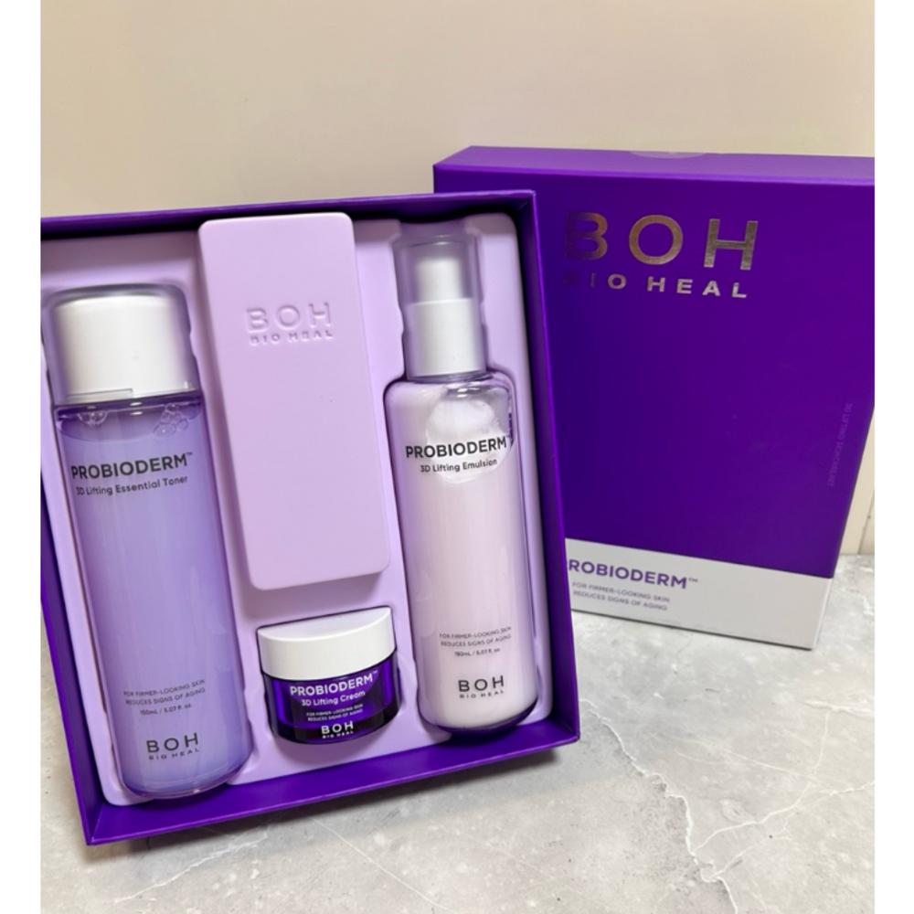 Сигнал старения Медленный уход за кожейBIOHEAL BOH /Probioderm - 3D* Lifting__ 2 типа плана ухода за кожей (тонер + эмульсия + крем), 1 кусок