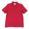 Beauty Products Line Short Sleeve Polo Shirt M Red Men's Used