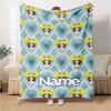 Custom Name Powerpuff Girls Party Blanket For Couch Bed Plush Cozy Fuzzy Blanket Super Soft Warm Blankets For Fall And Winter 0916295