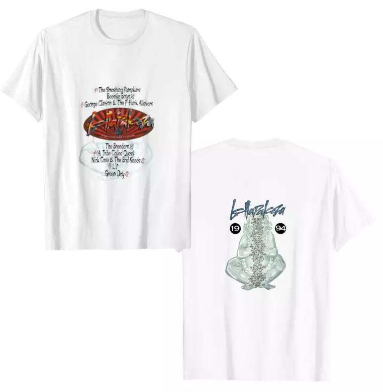 Винтажная футболка Lollapalooza Tour 1994 года Унисекс
