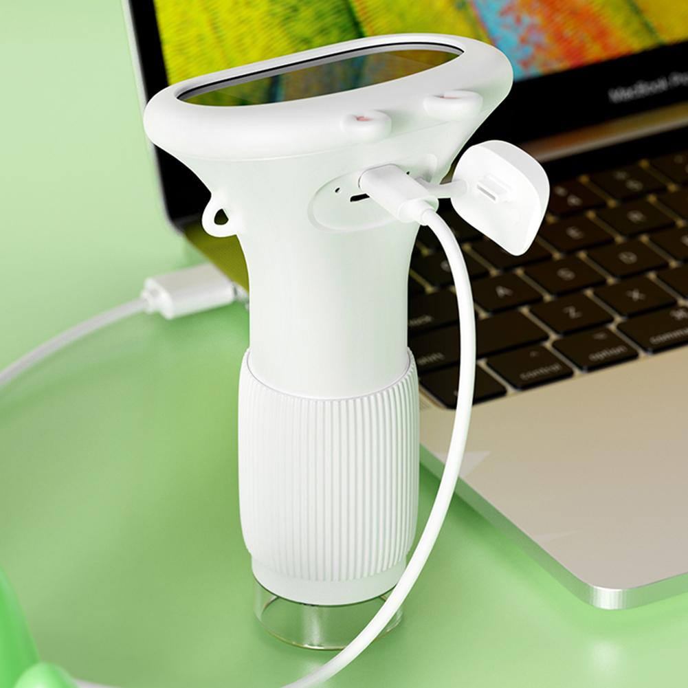 Карманный микроскоп 1000X для детей с 8 светодиодами, ручной цифровой микроскоп с 2-мегапиксельной линзой, детский биологический микроскоп для насекомых, лупа для монет