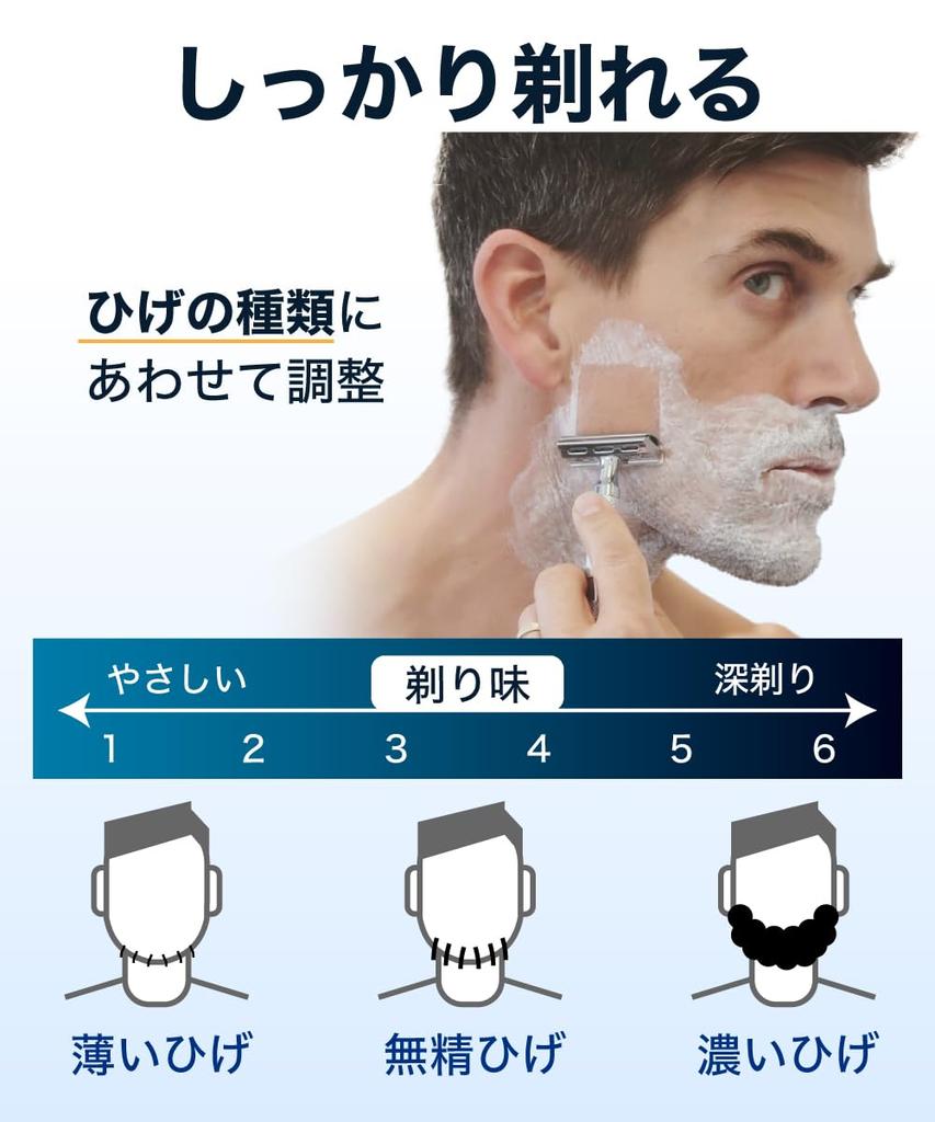 ROCKWELL RAZORS 6C Patented Razor Double Edge Holder 6 Levels Adjustable Single Blade Made In Canada High Quality Razor Sturdy Beginner Sensitive Skin