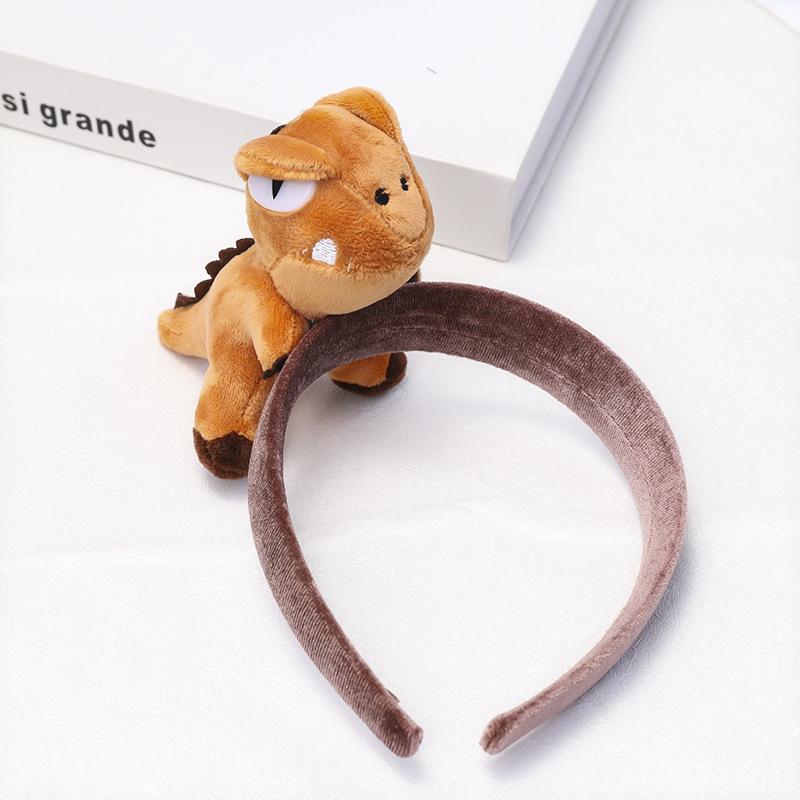 Cute Funny Cartoon Dinosaur Hairband Headband Girls Kids Hair Head Hoop Bands Accessories For Women Children Hairbands Headdress