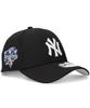 Кепка New York Yankees 9FORTY [Официальная Кастомная] Мужская Кепка NY Бейсболка Черный x Белый Черный x Белый NE 940 KURI SIDE PATCH