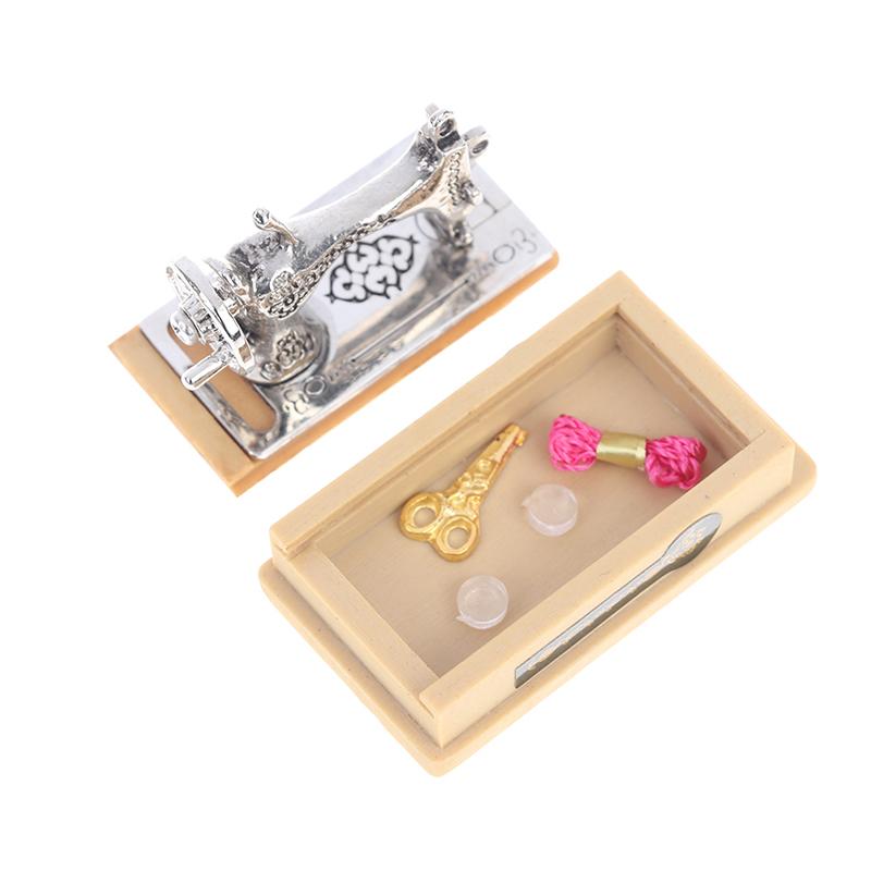 1:12 Dollhouse Miniature Furniture Sewing Machine Tailor Toy Decor Accessories