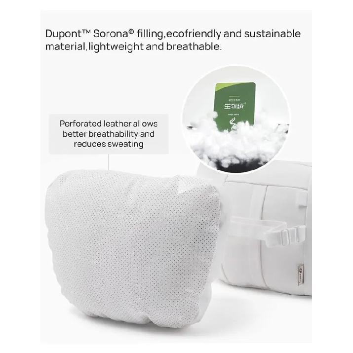 For Tesla Model Y/X/3/S Suede Headrest Neck Pillow Tesla Model 3 Highland 2024 Car Neck Pillow for Traveling Model Y Model 3