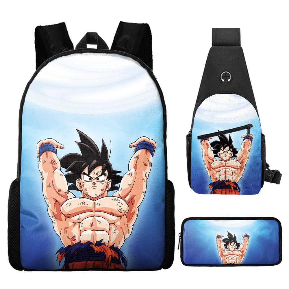 Dragon Ball Dragon Ball Backpack Primary And Secondary School Schoolbag Shoulder Bag Satchel Pencil Case